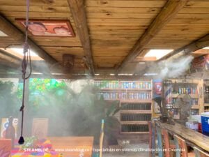 Climatizacion de exteriores con nebulizadores de agua en restaurantes cartagena 3